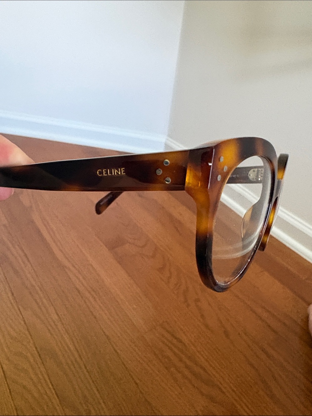 Celine Tortoiseshell Round Eyeglasses - Picture 4 of 11